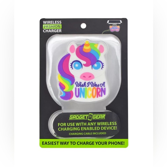 Wireless  Fashion Unicorn Cellphone Charger - Picture 1 of 3